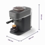 PHILIPS Baristina Cafetera Superautomática Espresso Molinillo Integrado 16 Bares Negro - Imagen 8