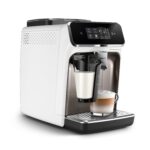PHILIPS 2300 Cafetera Superautomática LatteGo EP2333/40 Cromo Blanco, Molinillo Cerámico, AquaClean - Imagen 2
