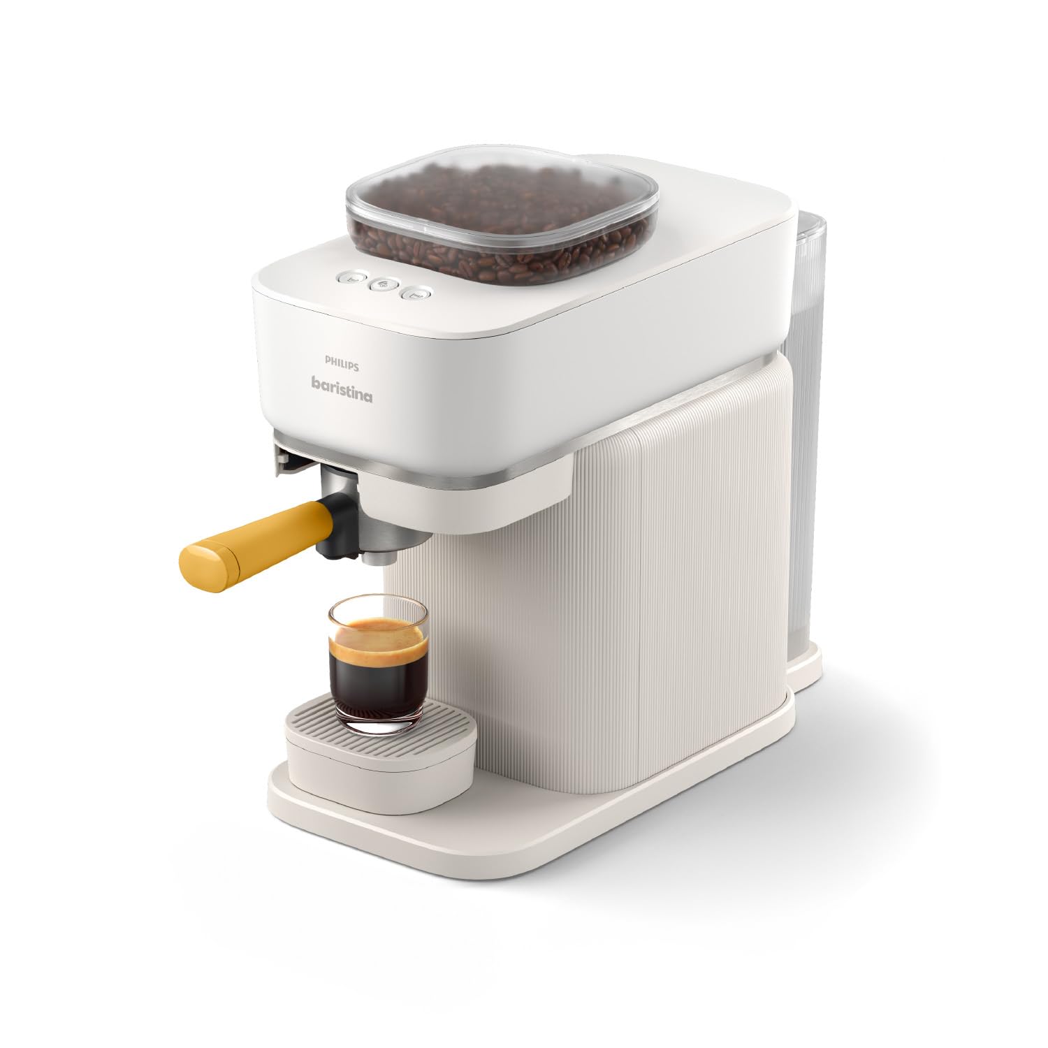 617UXzeEzRL PHILIPS Baristina Cafetera Superautomática Espresso con Molinillo Integrado 16 Bares Blanco Natural - Imagen 1