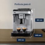 De'Longhi Magnifica Evo ECAM292.33.SB Cafetera Superautomática 7 Recetas LatteCrema Plata - Imagen 7