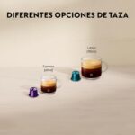 Krups Nespresso Citiz - Cafetera de Cápsulas, 19 Bares, Compacta, Thermoblock, Modo Eco, Plata - Imagen 4