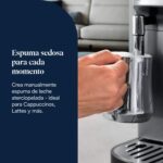 De'Longhi Magnifica Evo ECAM292.33.SB Cafetera Superautomática 7 Recetas LatteCrema Plata - Imagen 6