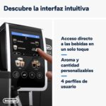 De'Longhi Dinamica Plus ECAM382.70.B Cafetera Automática Grano con Molinillo Integrado LatteCrema Hot 18 Recetas - Imagen 6