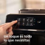 PHILIPS Serie 2200 Cafetera Automática Espresso con Molinillo Cerámico, Espumador de Leche, Negro Mate EP2220/10 - Imagen 3
