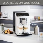 Krups Evidence EA891D Cafetera Superautomática 2.1L - Inox y Negro, Sistema Quattro Force, 15 Preajustes - Imagen 2