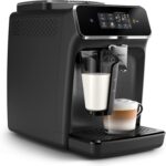 PHILIPS 2300 Cafetera Superautomática LatteGo EP2330/10 Negro Mate, Pantalla Táctil, SilentBrew - Imagen 2