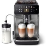 Saeco GranAroma Cafetera Superautomática SM6585/00 - 16 Variedades, Pantalla Color, 6 Perfiles, Molinillo Cerámica