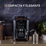 Krups Essential EA8160 Cafetera Superautomática Molinillo Integrado 15 Bares Depósito 1.7L Pantalla LCD - Imagen 6