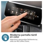PHILIPS 3300 Cafetera Superautomática EP3347/90 con LatteGo, 6 Bebidas, Molinillo Cerámico, Cromo Negro - Imagen 4