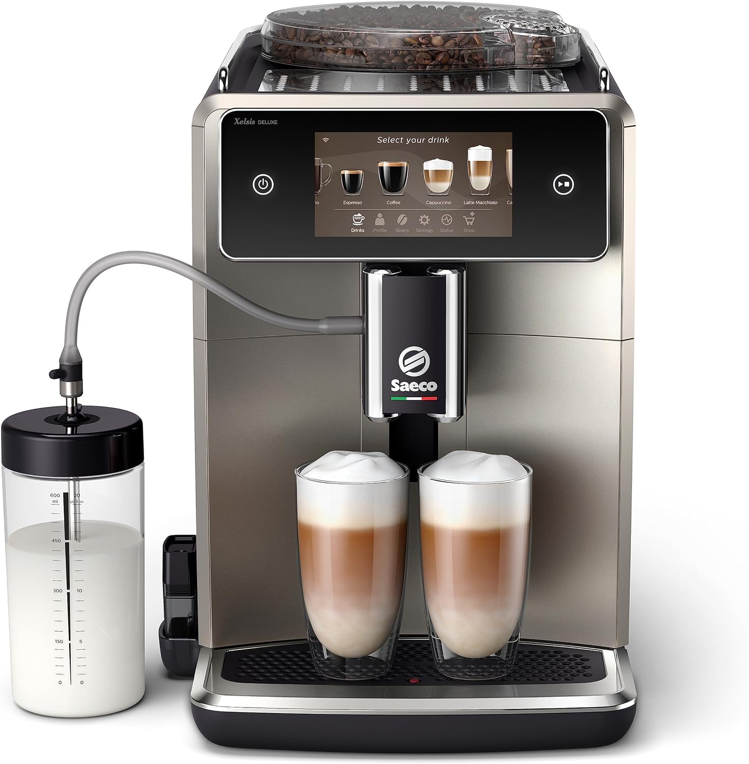 71p_-O9wTuL Cafetera Superautomática Philips Saeco Xelsis Deluxe – Wi-Fi, 22 Variedades, Pantalla Táctil 5", 8 Perfiles - Imagen 1