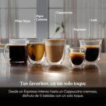 De'Longhi Magnifica Evo ECAM292.33.SB Cafetera Superautomática 7 Recetas LatteCrema Plata - Imagen 4