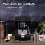 Krups Evidence EA891810 Cafetera Superautomática - Pantalla OLED, 12 Cafés, Grupo Cervecero Metal, Negro - Imagen 4
